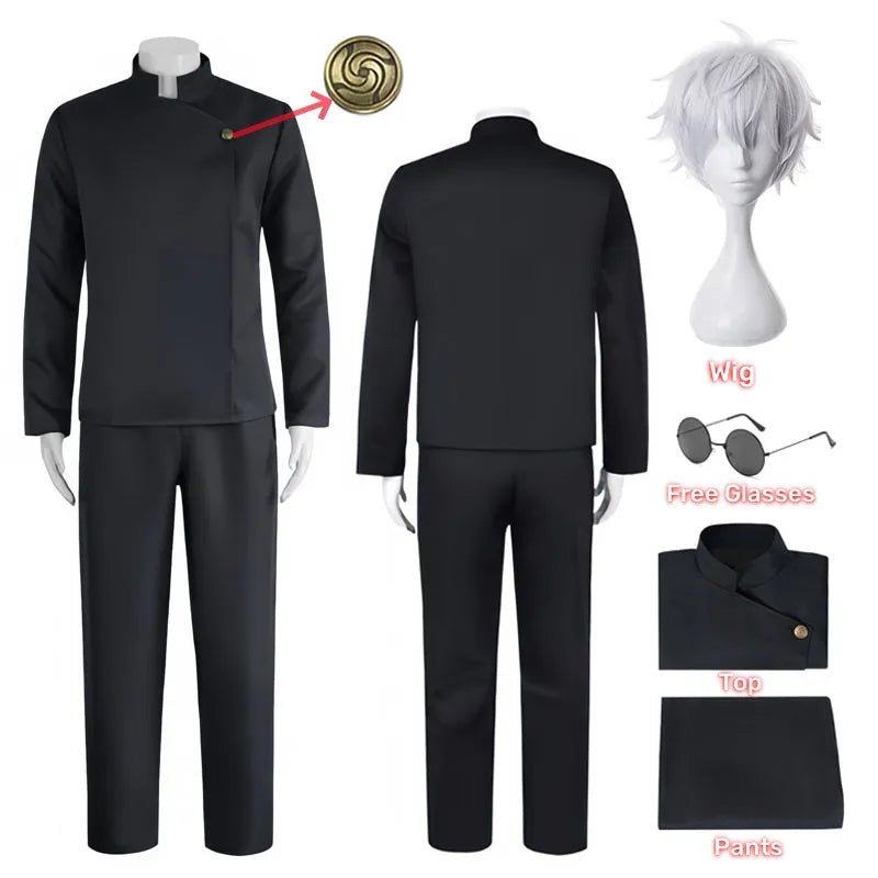 Jujutsu Kaisen Gojo Satoru Cosplay – Full Set Costume for Men & Women