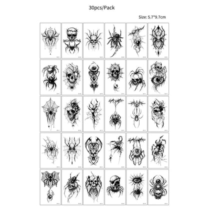Bleeding Wound Tattoo Stickers (30pcs)