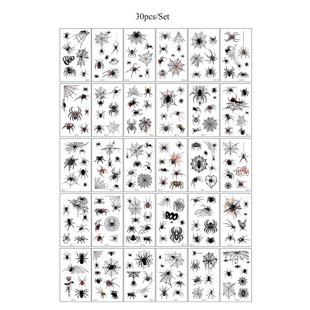 Bleeding Wound Tattoo Stickers (30pcs)