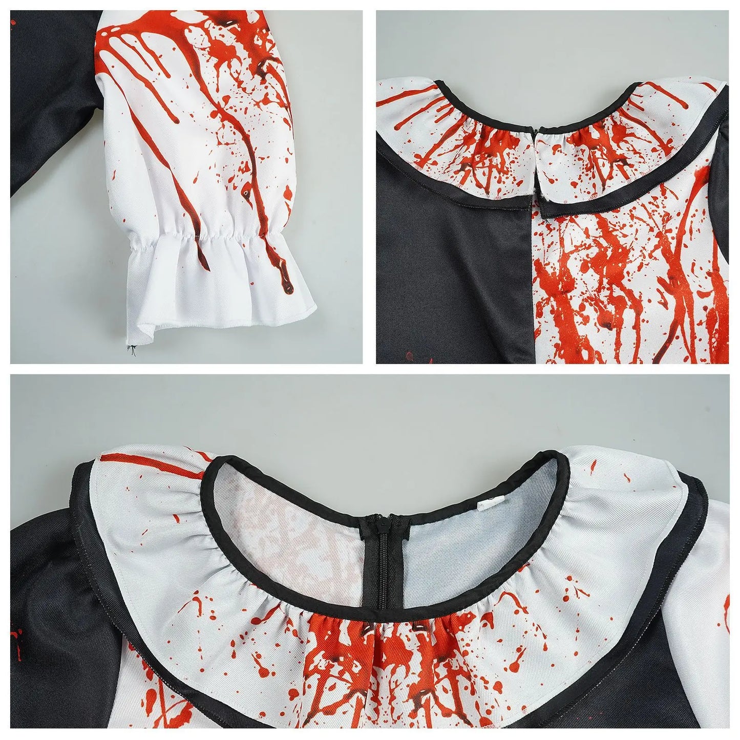 Adult Clown Terrifier Cosplay Costume, Halloween Masquerade Outfit