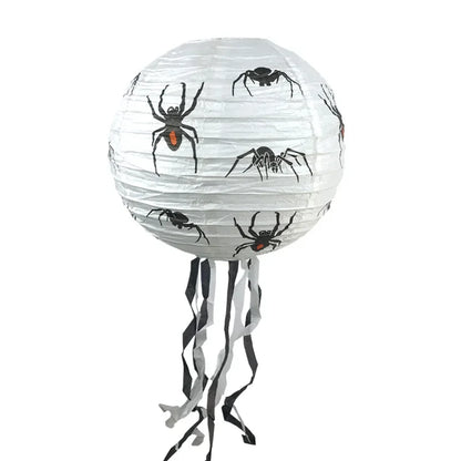 Halloween Hanging Lanterns – Pumpkin, Bat & Skeleton Decor