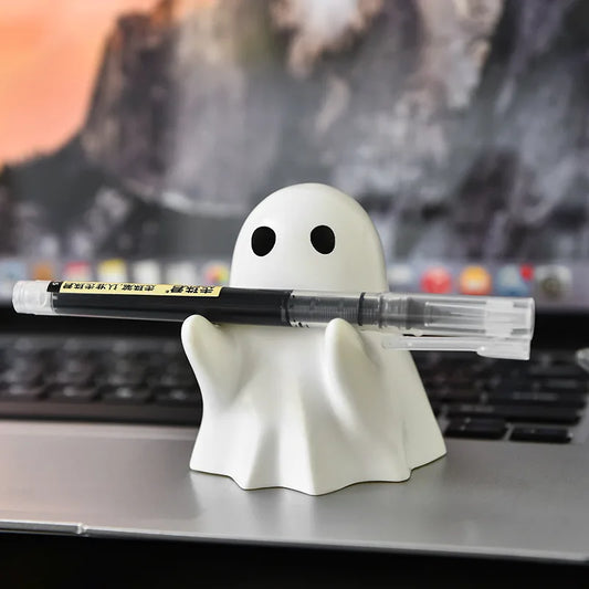 Halloween Cute Ghost Ornament Creative Desktop Decoration & Pen Holder