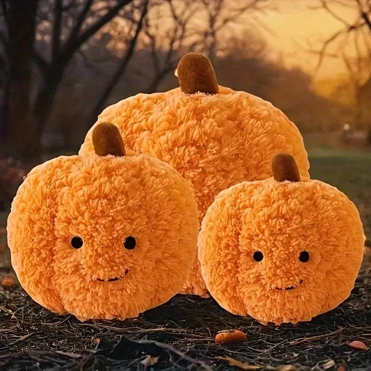 Pumpkin Plush Pillow Halloween Toy Cushion for Home & Party Decoration