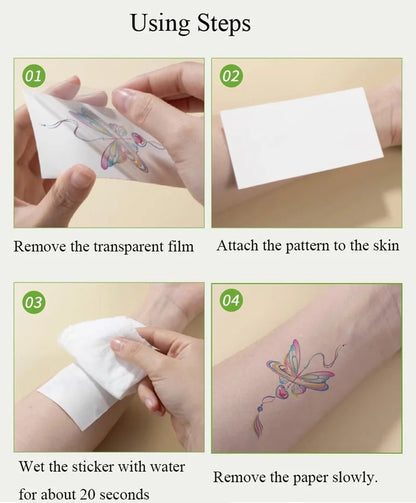 Bleeding Wound Tattoo Stickers (30pcs)