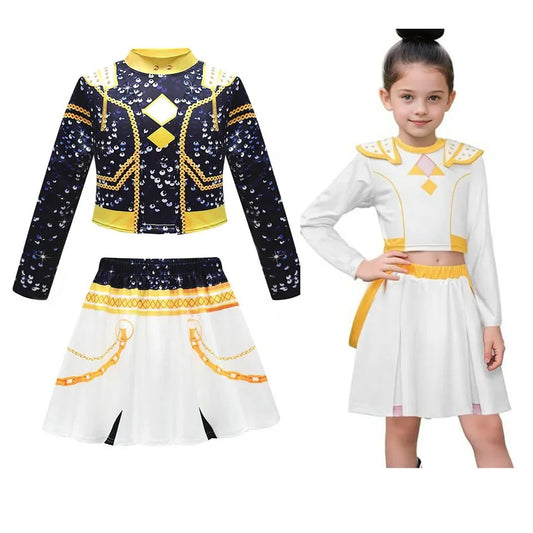 Girls Kpop Zoey Cosplay Costume, Halloween Demon Hunter Rumi Mira Role Play Dress