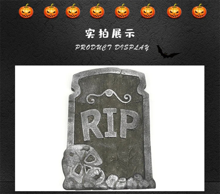 2023 Realistic Halloween Tombstone Decor for Haunted House & Yard