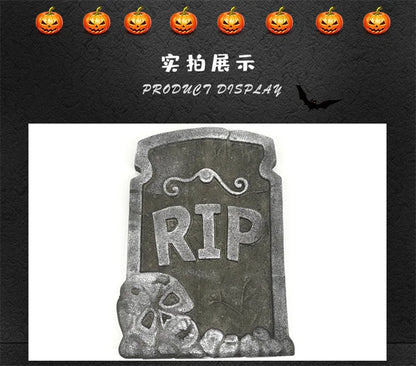 2023 Realistic Halloween Tombstone Decor for Haunted House & Yard