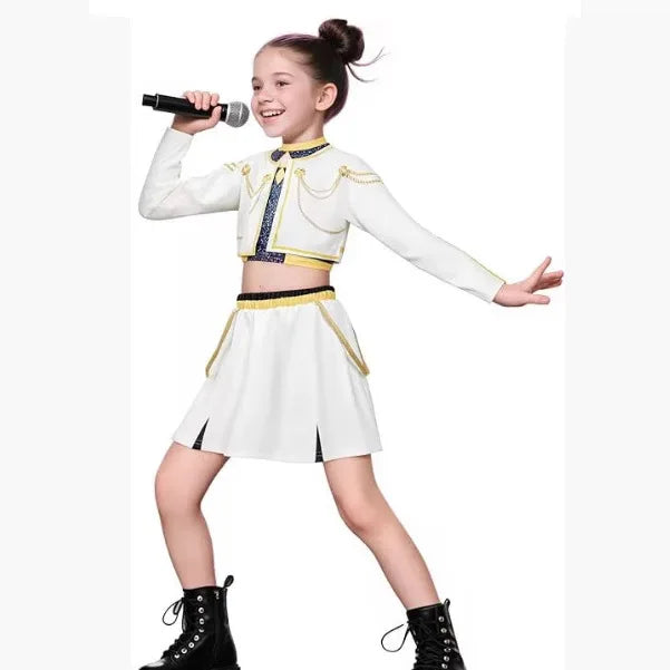 2025 Kpop Demon Hunter Cosplay Costume, Girls Stage Performance Outfit, Halloween