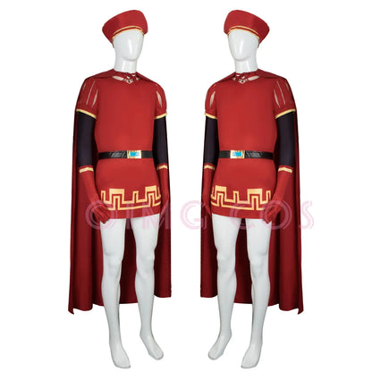 Lord Farquaad Cosplay Costume, Shrek Roleplay Outfit, Halloween Party Costume for Women