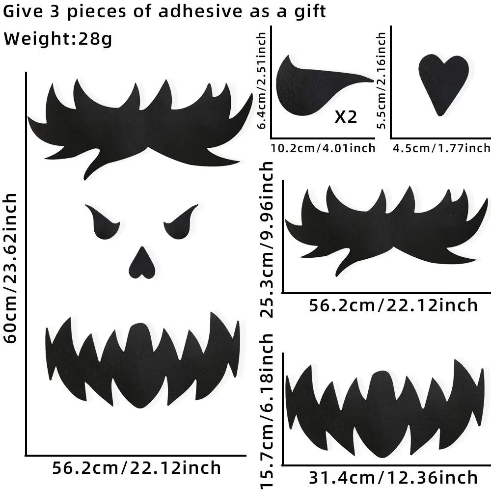 Halloween Door & Window Decoration Stickers