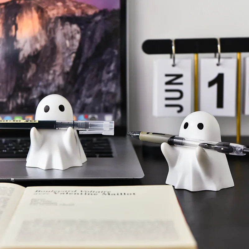 Halloween Cute Ghost Ornament Creative Desktop Decoration & Pen Holder