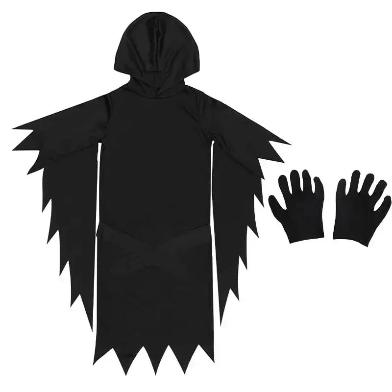 Kids Scream Costume, Halloween Ghostface Outfit for Boys & Teens
