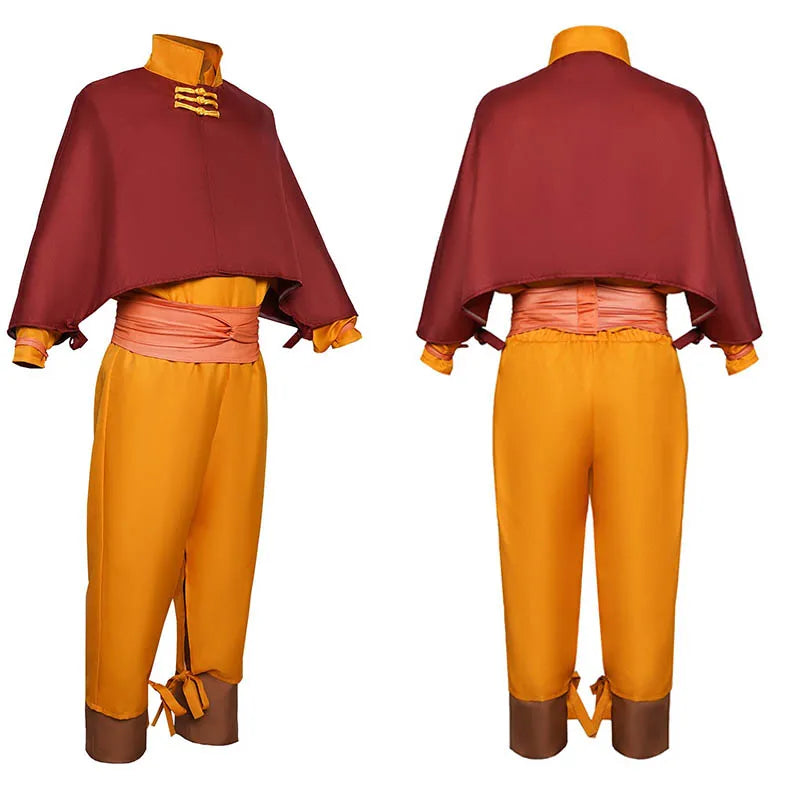 2025 Aang Cosplay Costume, Halloween Anime Con Outfit