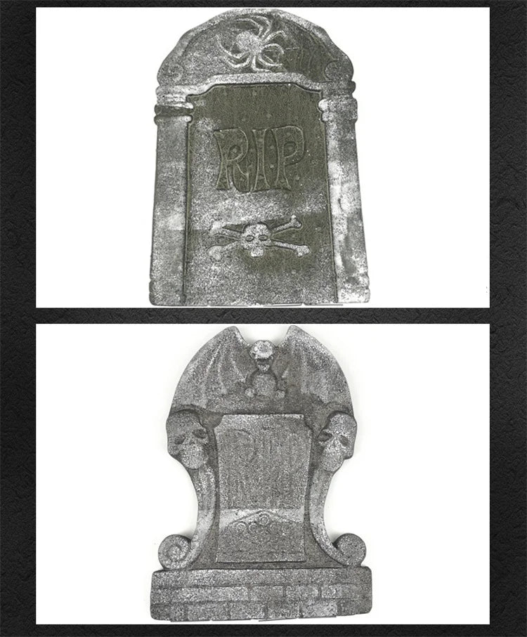 2023 Realistic Halloween Tombstone Decor for Haunted House & Yard