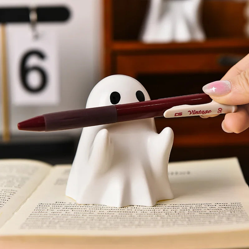 Halloween Cute Ghost Ornament Creative Desktop Decoration & Pen Holder