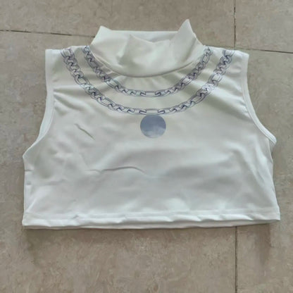 Anime KPop Demon Cosplay Costume – Zoey Wig & Daggers Set for Halloween