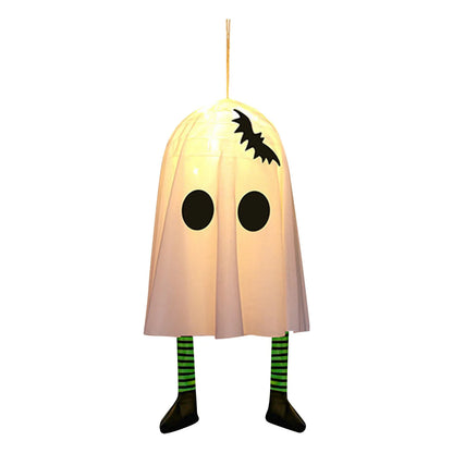 Glowing White Ghost with Fairy Lights 50cm Halloween Outdoor Party Decoration