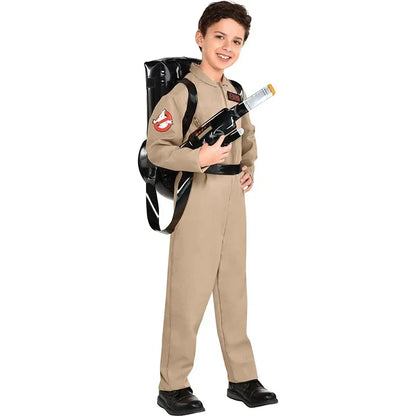 Ghostbusters Cosplay Suit, Halloween Costume with Backpack Prop