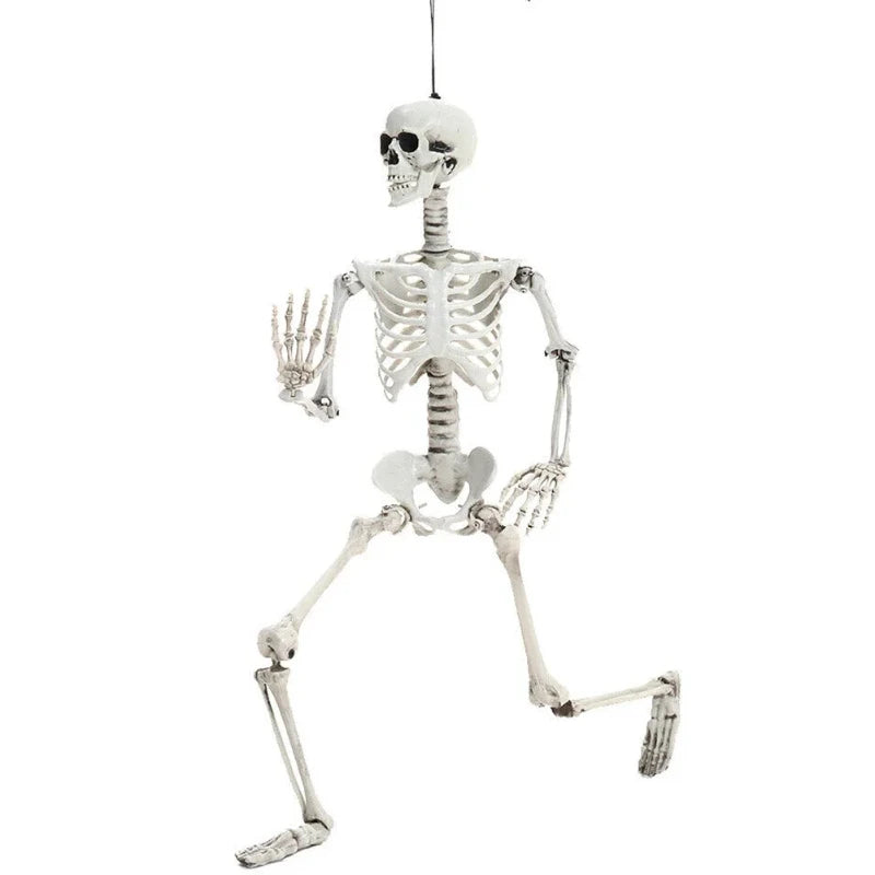 Full Life-Size 90CM Movable Human Skeleton Halloween Hanging Prop