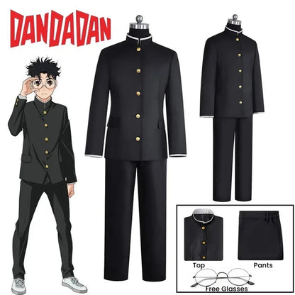 Ken Takakura Cosplay Costume, Black Jacket & Pants, Halloween Party Men’s Uniform
