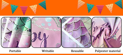 Zombie Horror Halloween Backdrop – Bloody Ghost Shadow Banner