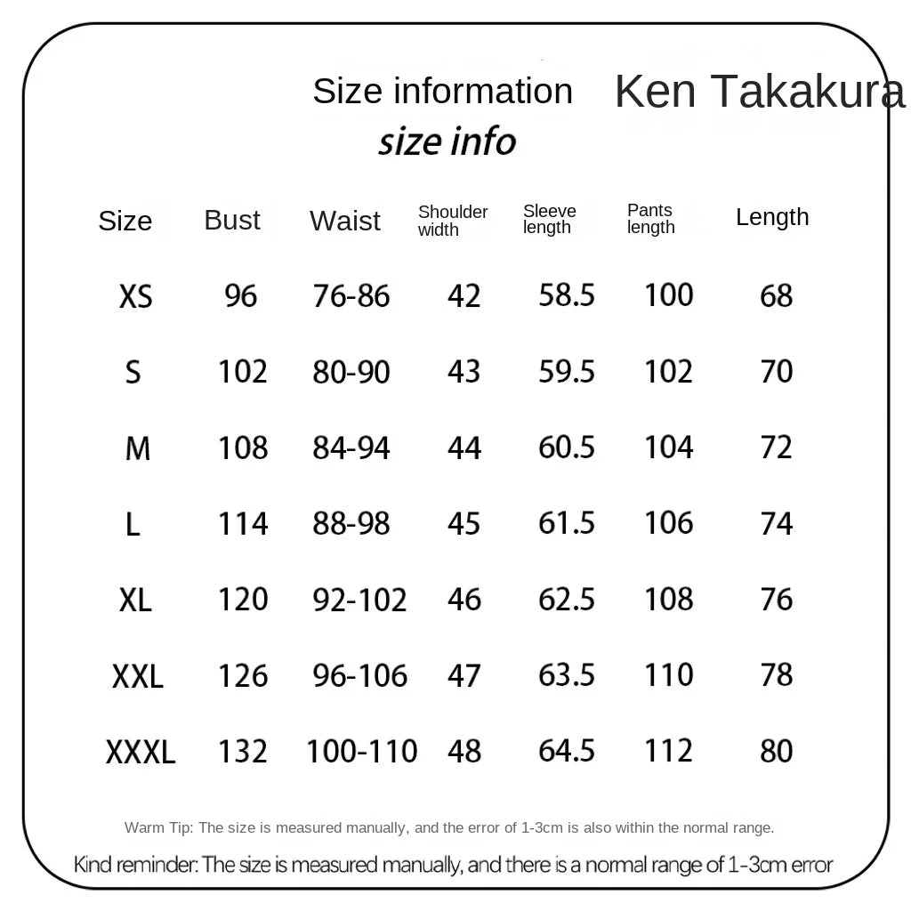 Ken Takakura Cosplay Costume, Black Jacket & Pants, Halloween Party Men’s Uniform