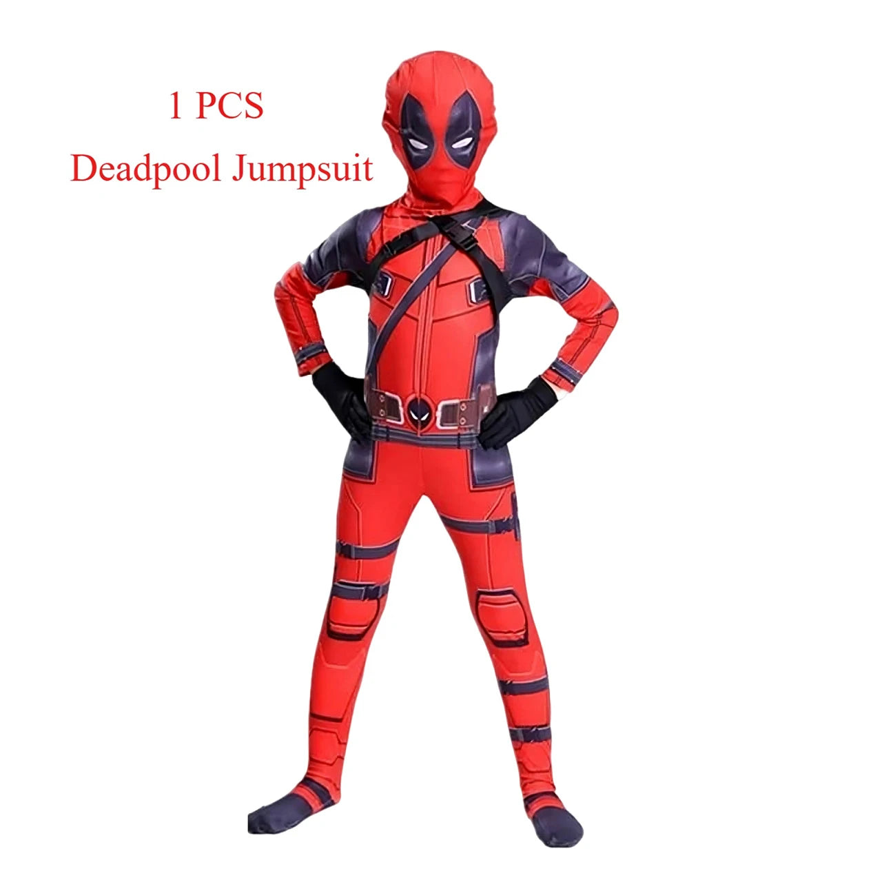 Deadpool 3 Kids Costume – Full Bodysuit Cosplay for Halloween