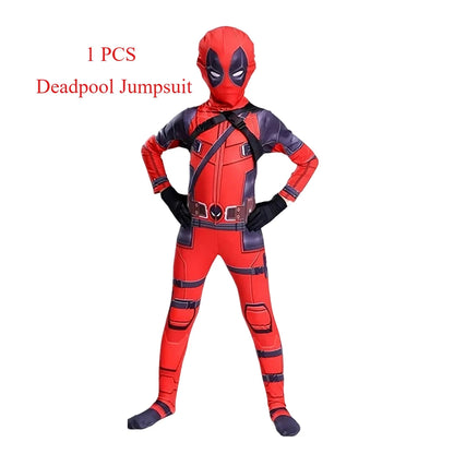 Deadpool 3 Kids Costume – Full Bodysuit Cosplay for Halloween