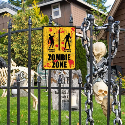 Halloween Horror Wall Stickers – Bloody Toilet & Glass Parody Decor