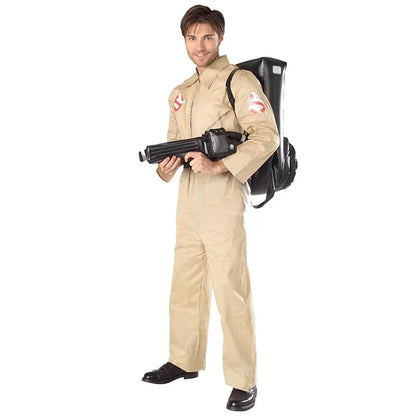 Ghostbusters Cosplay Suit, Halloween Costume with Backpack Prop