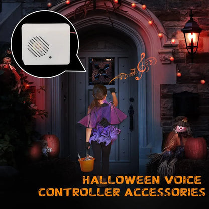 Sound Sensor Halloween Scream Speaker Voice-Activated Scary Party Prop