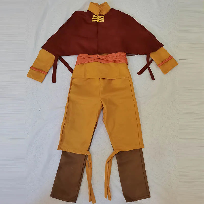 2025 Aang Cosplay Costume, Halloween Anime Con Outfit
