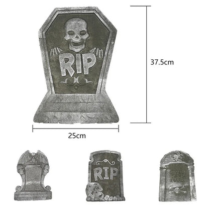 2023 Realistic Halloween Tombstone Decor for Haunted House & Yard
