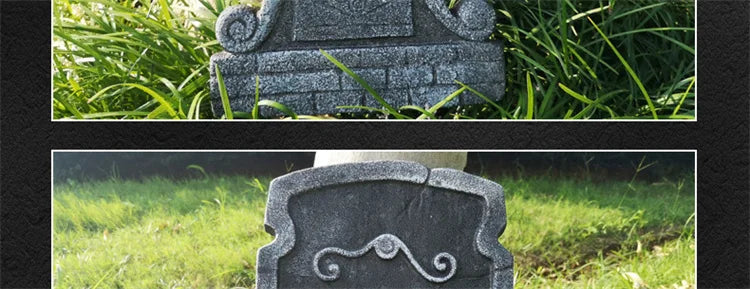 2023 Realistic Halloween Tombstone Decor for Haunted House & Yard