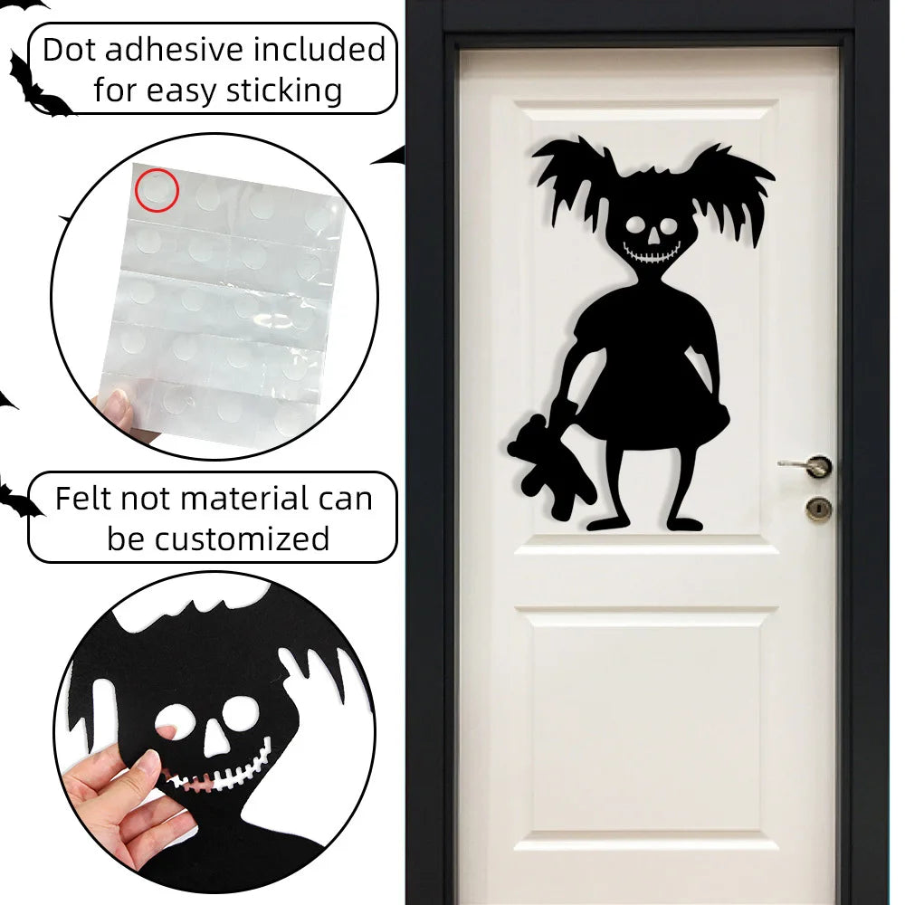 Halloween Door & Window Decoration Stickers