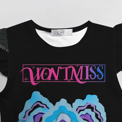 Kids KPop Demon Hunter Cosplay Dress, Cartoon Rumi Costume for Halloween & Xmas Party