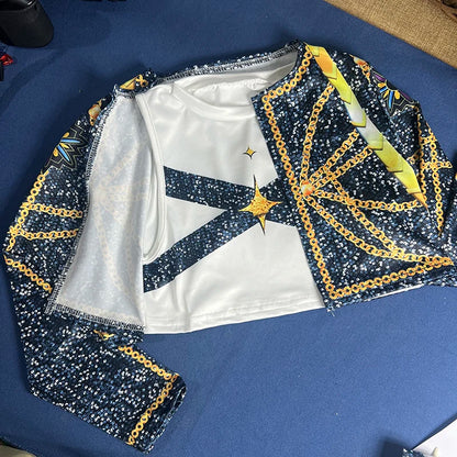 Kids Mira Rumi Zoey Cosplay Costume – Black Stage Outfit for Halloween