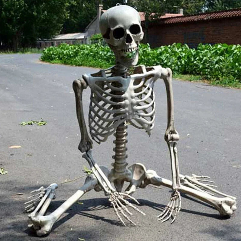 Full Life-Size 90CM Movable Human Skeleton Halloween Hanging Prop