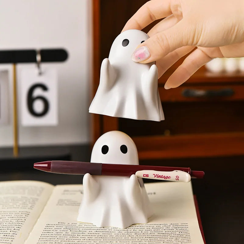 Halloween Cute Ghost Ornament Creative Desktop Decoration & Pen Holder