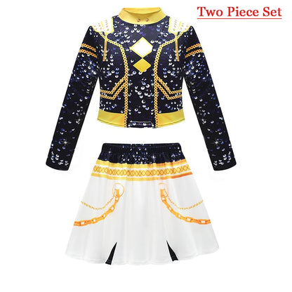 Kids Mira Rumi Zoey Cosplay Costume – Black Stage Outfit for Halloween