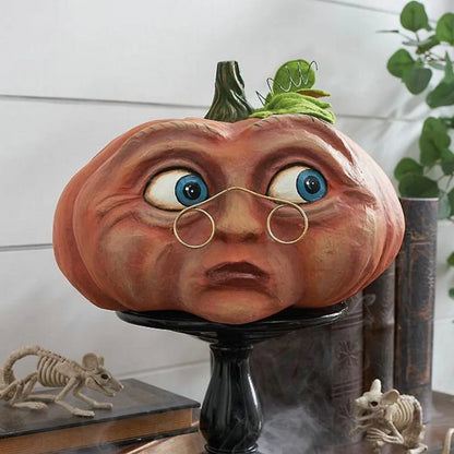 Halloween atmosphere outdoor decoration props Ghost party pumpkin head courtyard venue decoration Indoor garden parts
