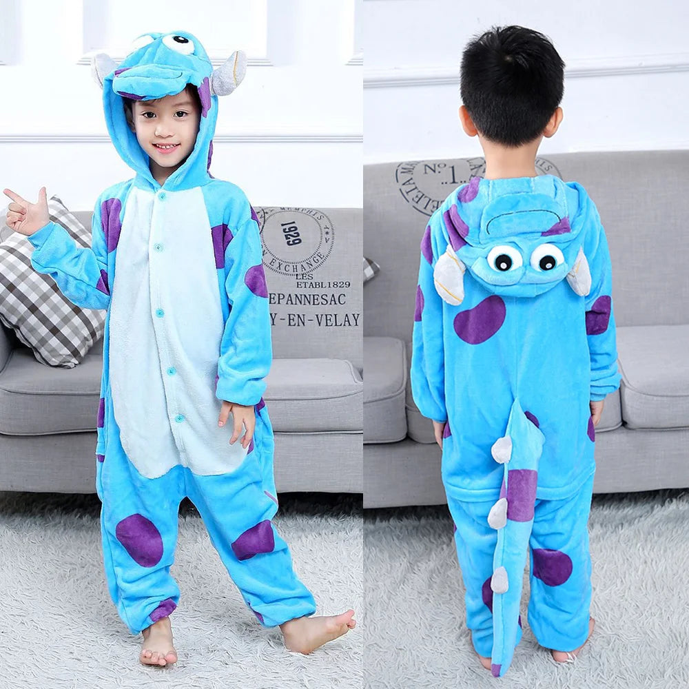 Anime Dragon Charizard Onesie for Kids, Halloween Costume & Cosplay Pajama