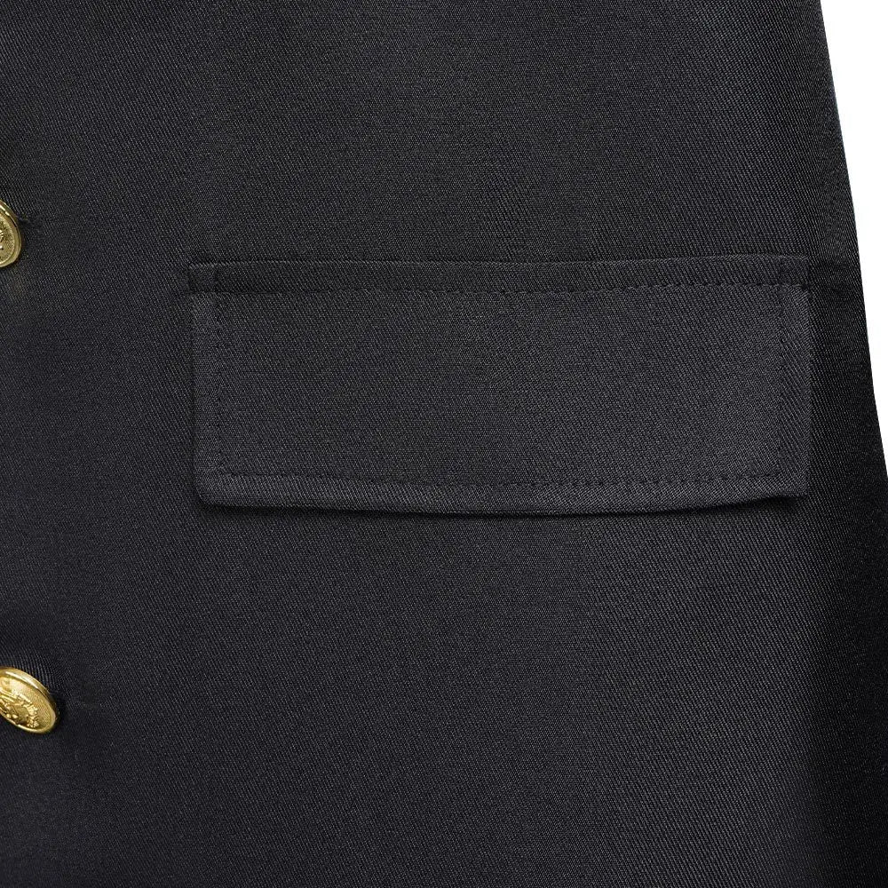 Ken Takakura Cosplay Costume, Black Jacket & Pants, Halloween Party Men’s Uniform