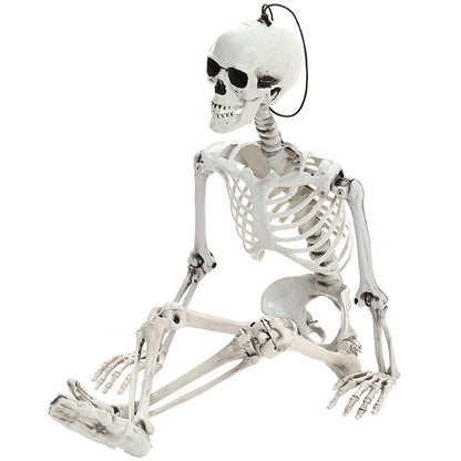 Full Life-Size 90CM Movable Human Skeleton Halloween Hanging Prop