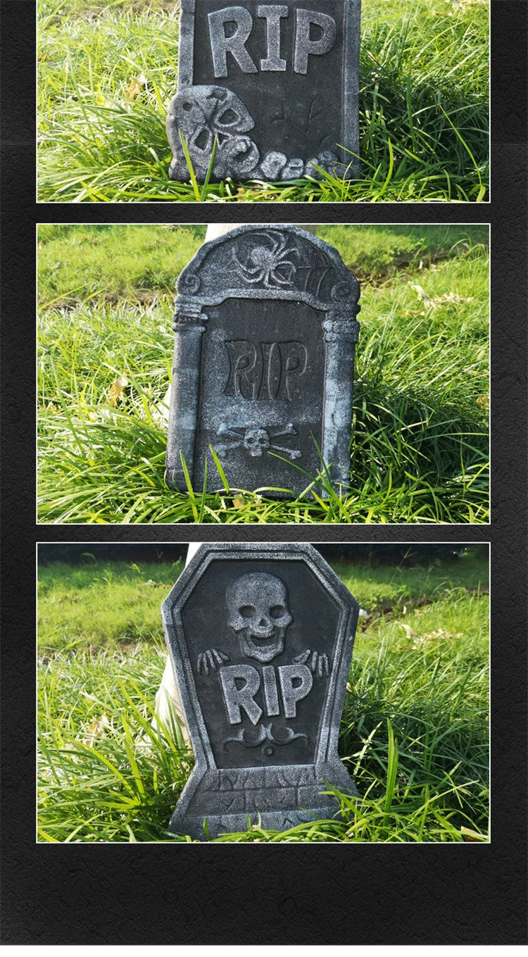 2023 Realistic Halloween Tombstone Decor for Haunted House & Yard