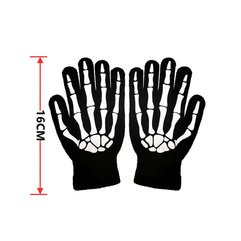 Grim Reaper Costume for Kids – Glowing Red Eyes, Gloves & Mask