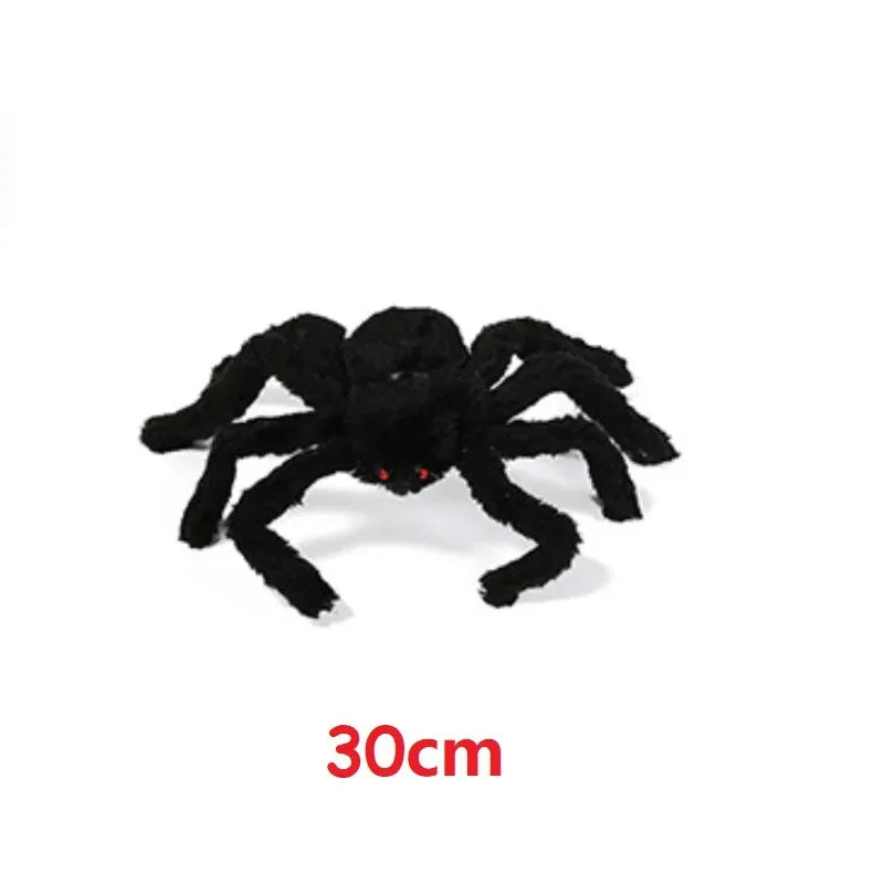 Giant Spider & Huge Web Halloween Decoration for Indoor & Outdoor Haunted Props
