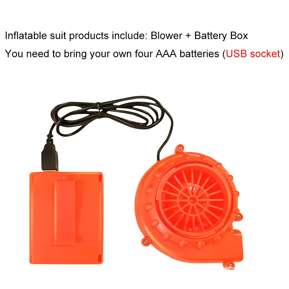 Halloween Inflatable Horror Surgeon Costume – Bleeding Ghost Hug Prop