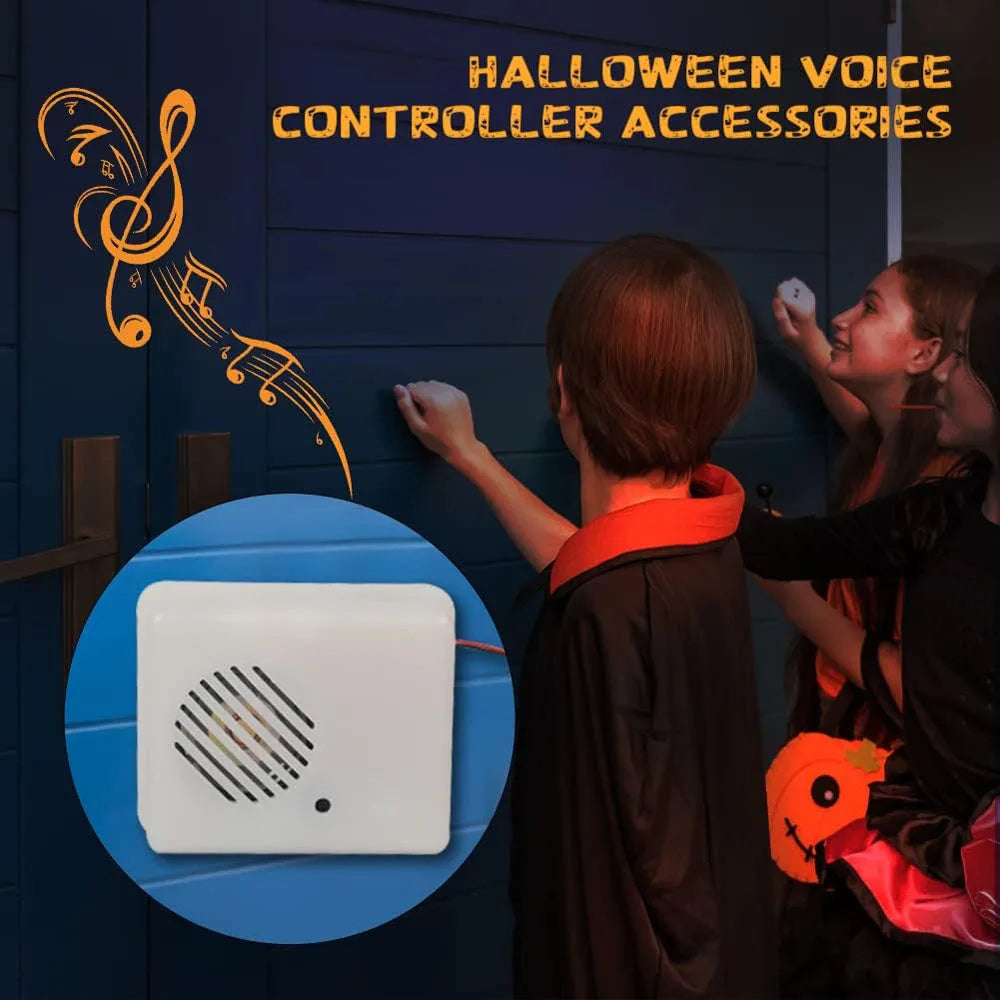 Sound Sensor Halloween Scream Speaker Voice-Activated Scary Party Prop