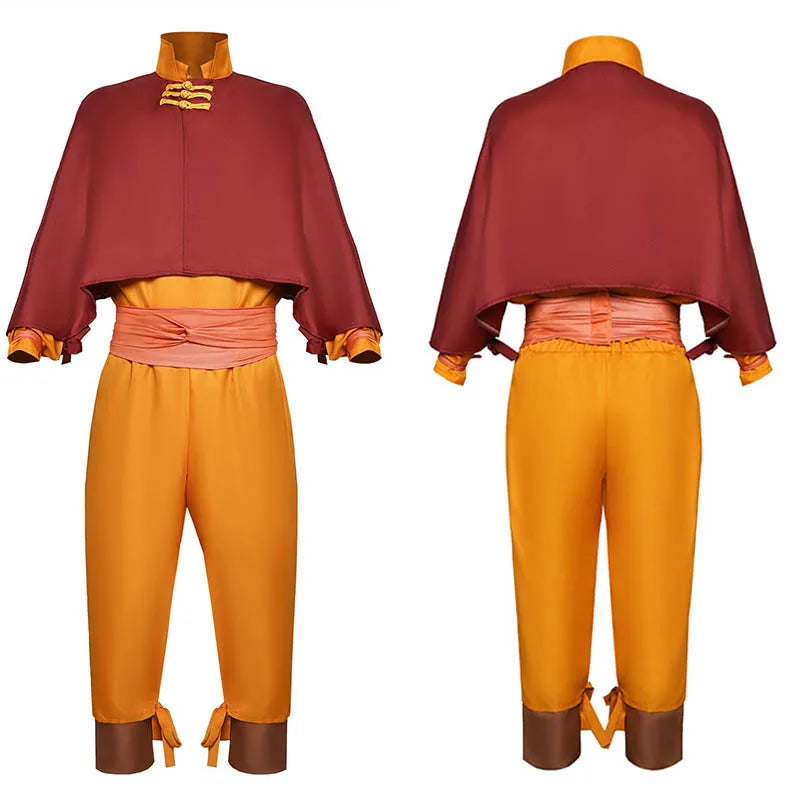 2025 Aang Cosplay Costume, Halloween Anime Con Outfit